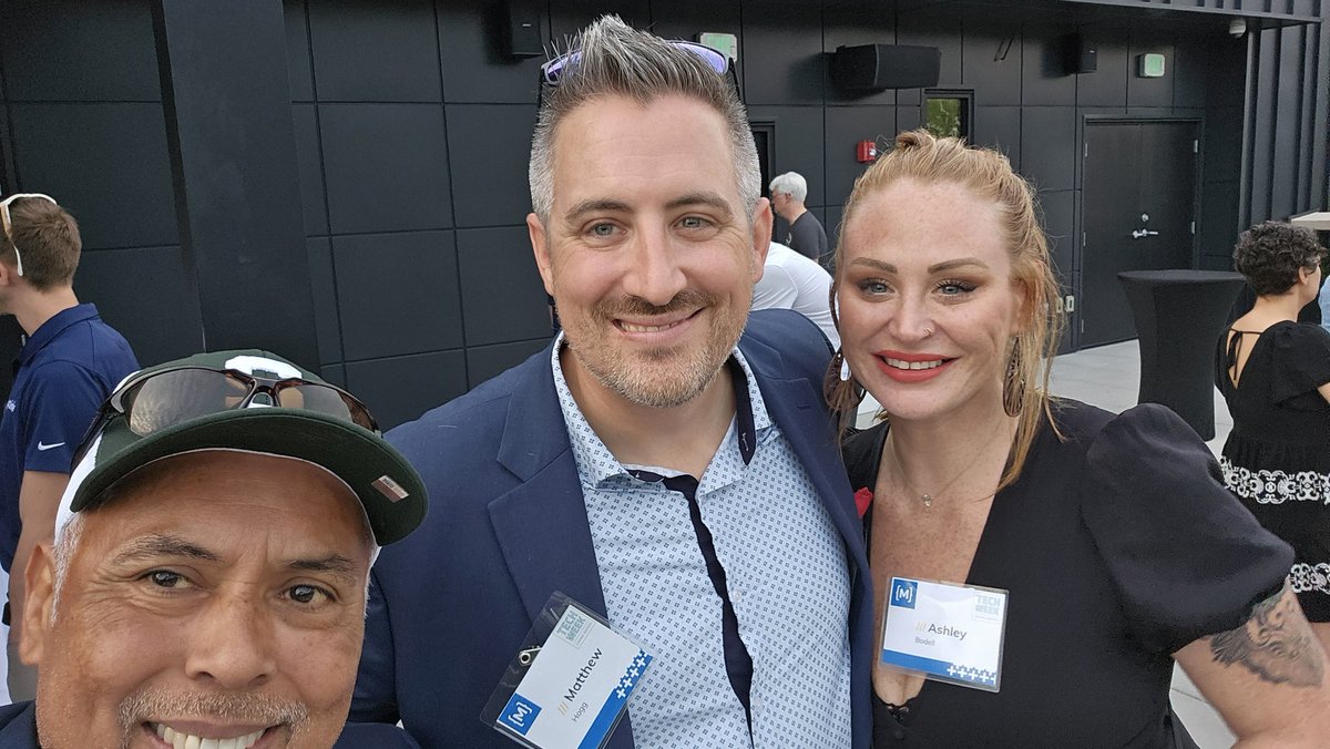 GTSD_raul's tweet photo. Great connections at the #techweekgr drinks on the deck w/ Michigan Software Labs.
#networking #connections https://t.co/7K6whsXvdo