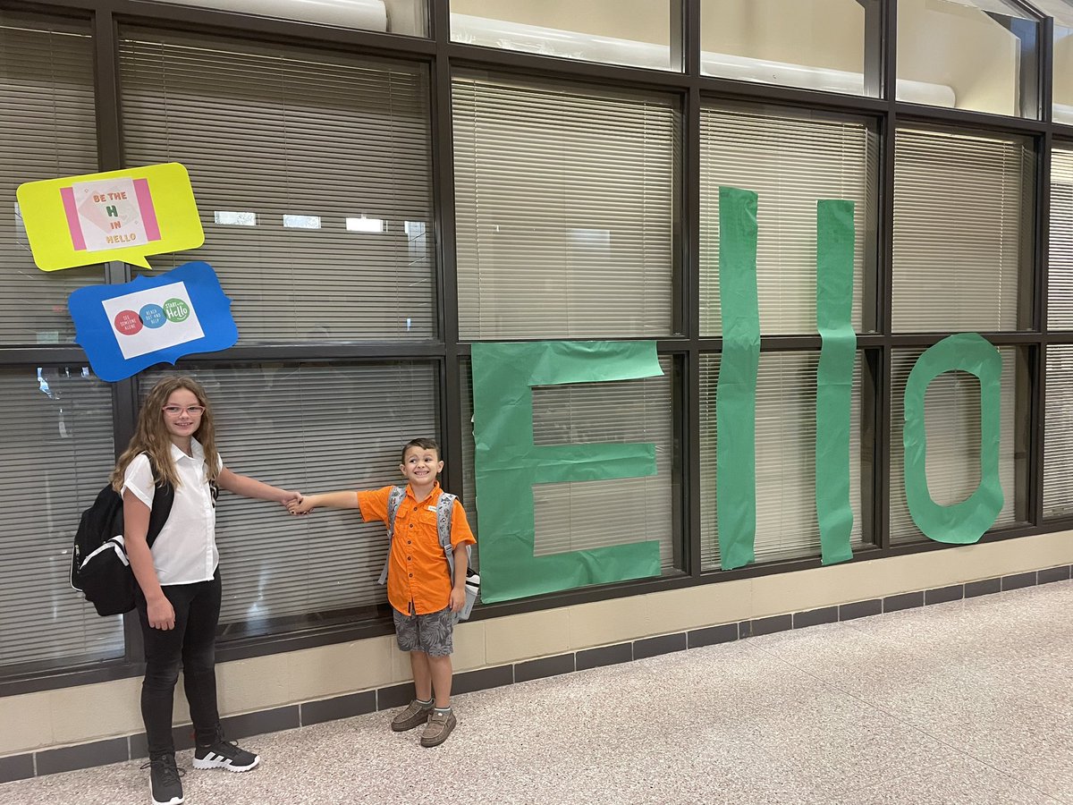 It’s been such a great week at HHE focusing on Start With Hello activities! Building empathy  and including others is so important. Check out these dynamic duos being the “H” in Hello!