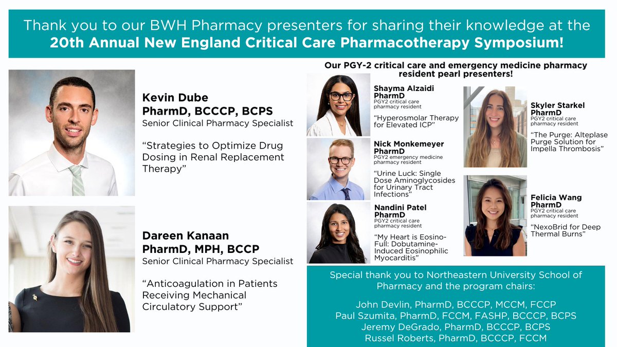 Brigham and Women’s (BWH) Pharmacy Department (@brighampharmacy) on Twitter photo Happy 20th annual NECCS - what a great symposium with amazing presentations! Special shout out to our BWH Pharmacy presenters, the program chairs, and <a href="/NUBouve/">Bouvé College of Health Sciences at Northeastern</a> for a great day! #TwitteRx #PharmRes 💊🩷 @devlinpharmd <a href="/PaulSzumita/">Paul M Szumita</a> <a href="/jeremydegrado/">Jeremy DeGrado</a> <a href="/RusselJRoberts/">Russel Roberts</a> Happy 20th annual NECCS - what a great symposium with amazing presentations! Special shout out to our BWH Pharmacy presenters, the program chairs, and <a href="/NUBouve/">Bouvé College of Health Sciences at Northeastern</a> for a great day! #TwitteRx #PharmRes 💊🩷 @devlinpharmd <a href="/PaulSzumita/">Paul M Szumita</a> <a href="/jeremydegrado/">Jeremy DeGrado</a> <a href="/RusselJRoberts/">Russel Roberts</a>