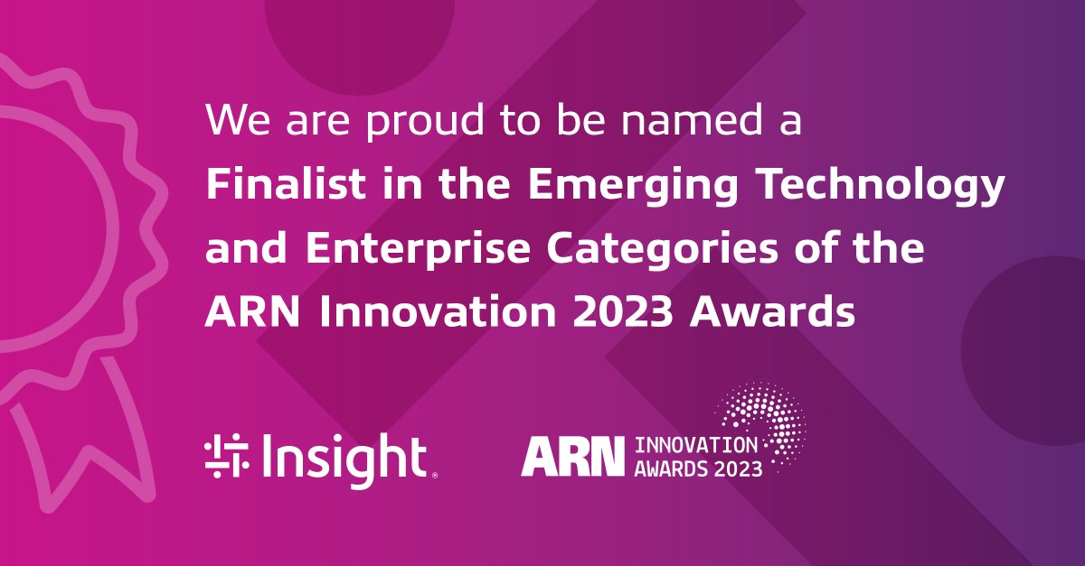 JKlingmann's tweet photo. We are proud to announce we are finalists in the Enterprise &amp; Emerging Tech categories of the 2023 ARN Innovation Awards. These awards have become a benchmark for celebrating excellence in ICT innovation &amp; this result reflects our position as a leader in #generativeAI adoption. https://t.co/jTAk0Xaml9