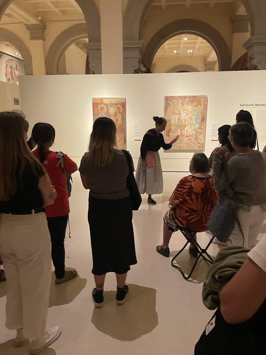 Ahir la “Esperançeta” ens va explicar l’Art Romànic al <a href="/MuseuNac_Cat/">Museu Nacional d'Art de Catalunya | MNAC</a> d’una manera molt diferent. Iniciatives com aquesta fan que el museu sigui per tothom.