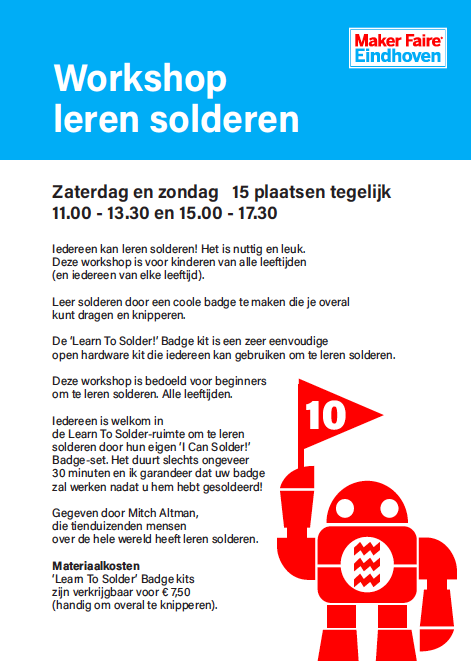 MakerDaysEHV's tweet photo. Workshops bij de Eindhoven Maker Faire? Nou en of! You're gonna love them! Leer solderen met Mitch Altman of bouw je eigen Wifi Hovercraft met Yvon Masyn. #mitchaltman #eindhovenmakerfaire #eindhoven #hovercraftbouwen #icansolder https://t.co/N75JURneN2