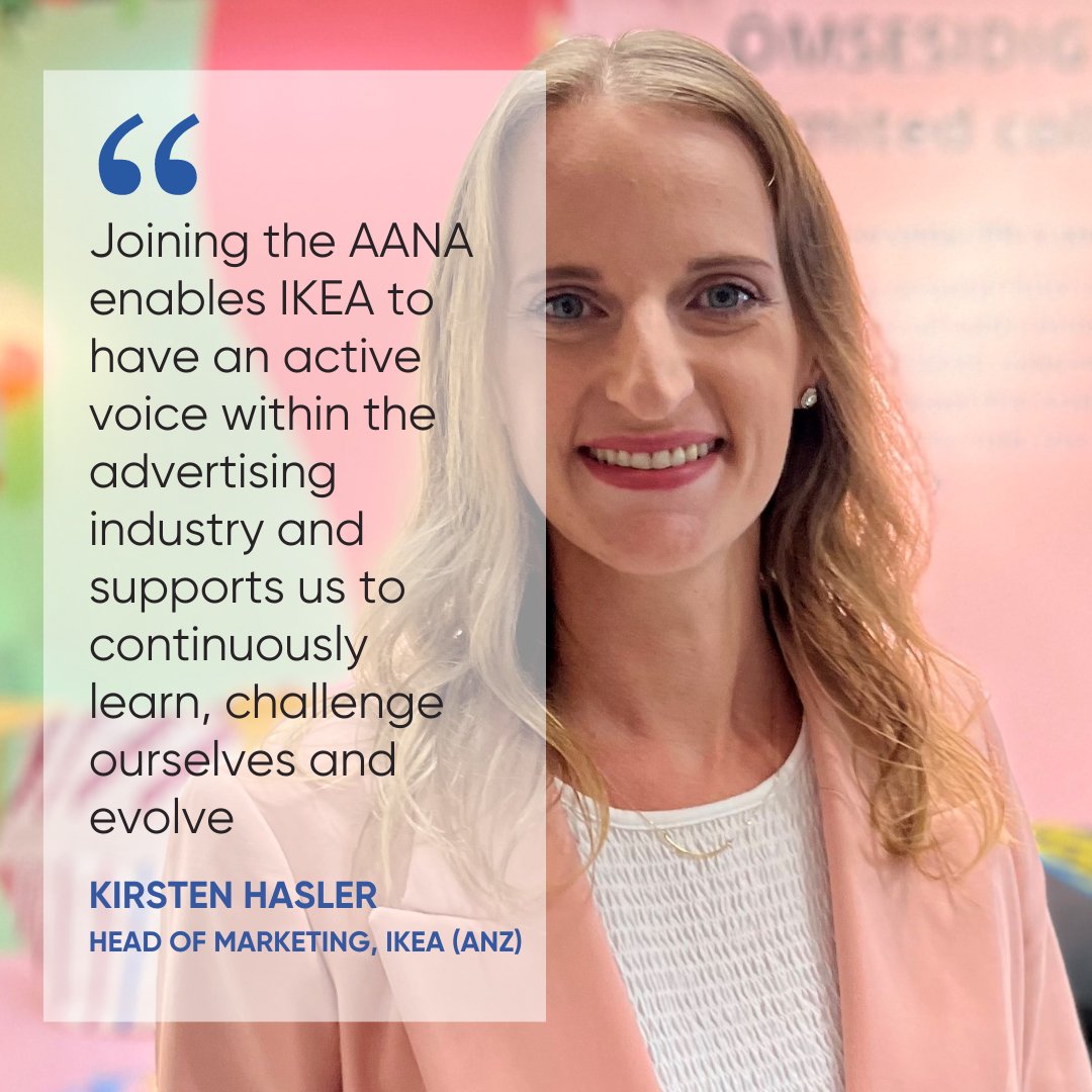 As the voice for brands, the voice for advertisers and the voice for marketers, at AANA, we build and maintain strong relations with government and other key stakeholders to drive positive outcomes. 

Find out more about becoming a member: 👇

on.aana.com.au/3ERj6SV