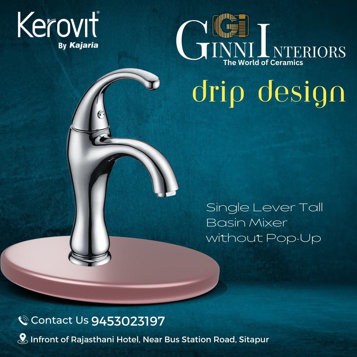 GinniInteriors's tweet image. Single Lever Tall Basin Mixer without Pop-Up
Ginni Interiors-Bindal Brother
Call Now☎️
Contact Us :- 9453023197
#GinniInteriors #Kajariatiles #kitchenapplication #Hardwarefitting #SanitaryBathware #Sitapur #bestdecor #homedecoration #longlasting #LakhimpurKheri #laharpur #chimney