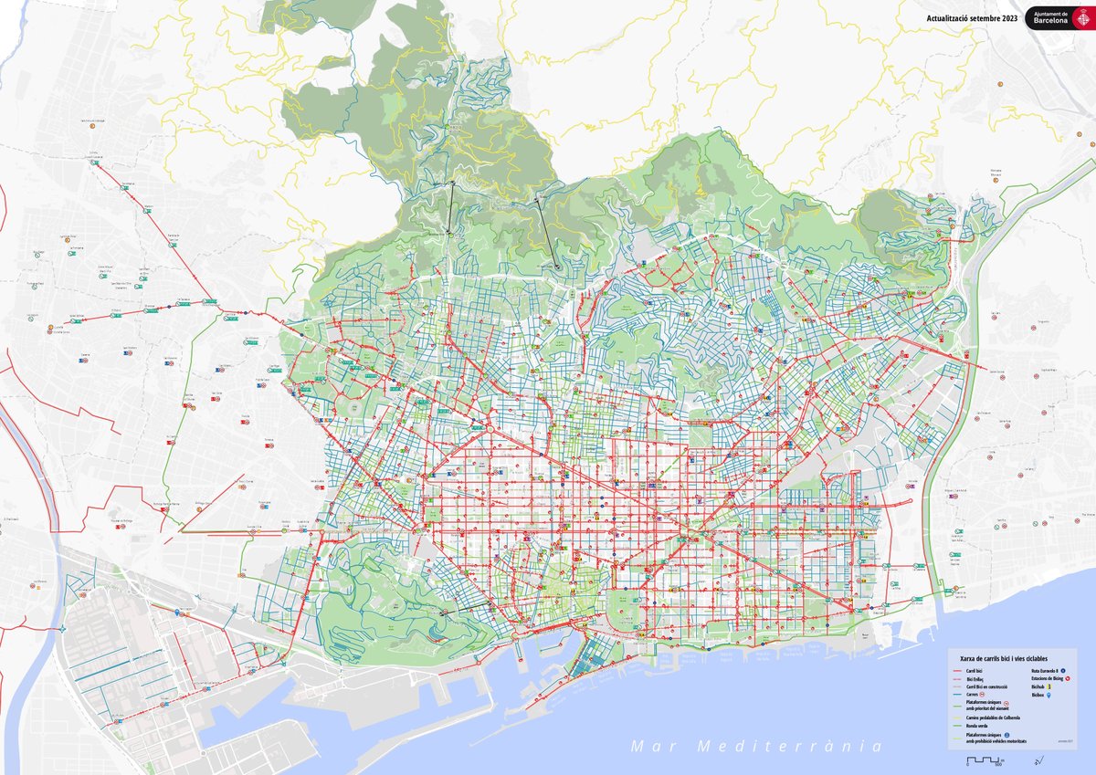 En bici x Barcelona tweet media