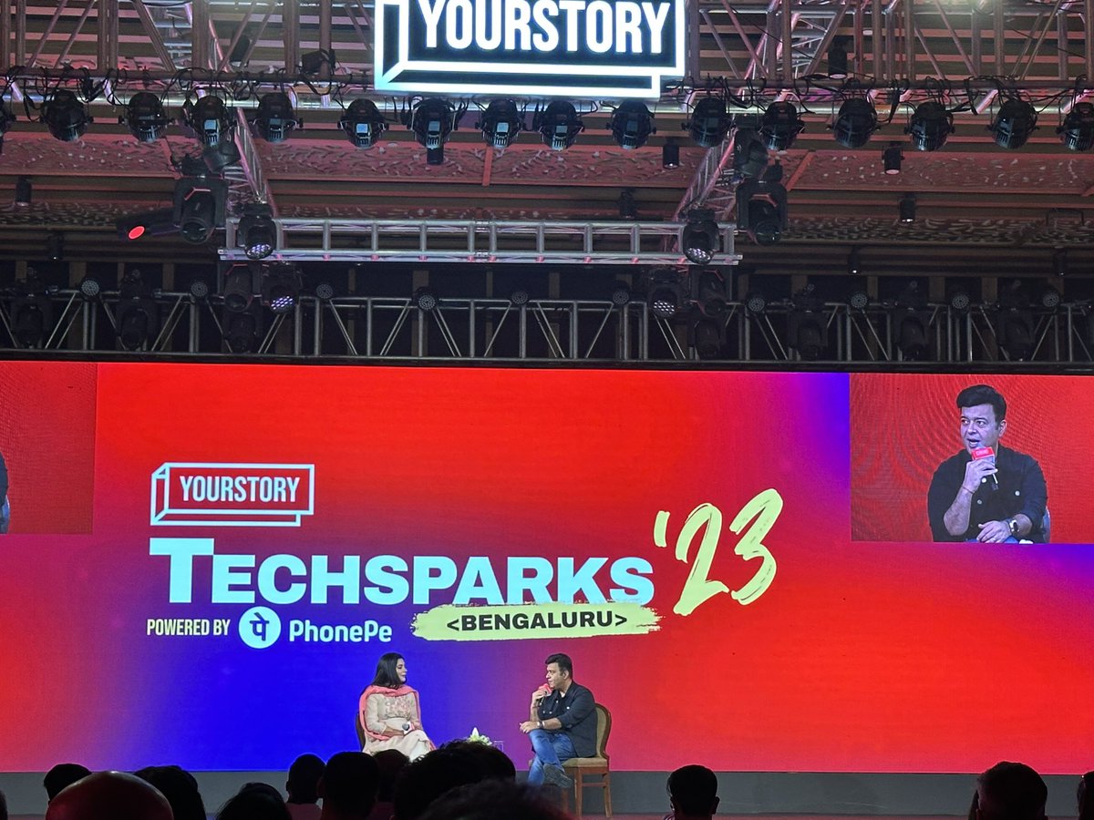 Lessons on scaling revenue #TechSparks23 <a href="/DailyhuntApp/">Dailyhunt</a> <a href="/YourStoryCo/">YourStory</a>