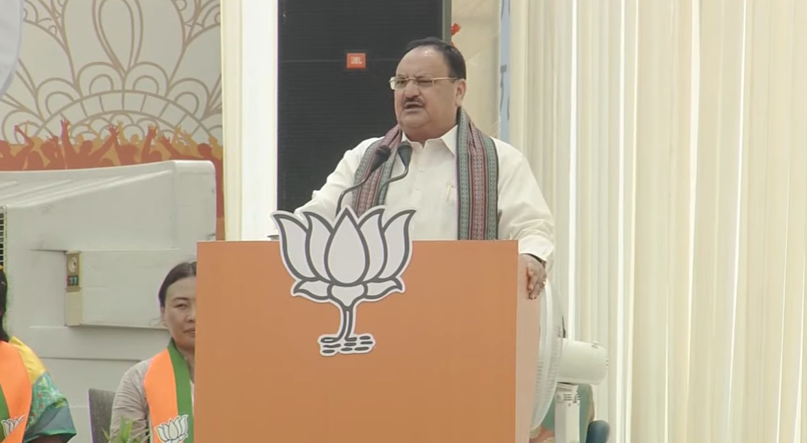 BJP4India's tweet photo. Historically significant decisions are being made under the leadership of PM Shri @narendramodi. These decisions, focused on empowering women, will lead to a change in the landscape and destiny of India. 

- Shri @JPNadda https://t.co/3FByLASiaL