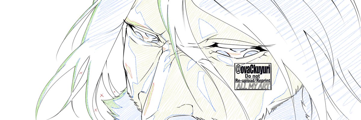 #BLEACH

元絵も載せとこ🎶ついでに陛下の過程👁‍🗨
途中あにめ～た～ごっこしてた😂😂 
