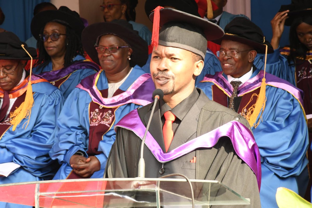 Just like in school, in life, you have the chance to pick your own path. All of us graduating today have a new slate - valedictorian Arian Nzioka from the department of Architecture 
#UoNClass2023 
#SiniUoN