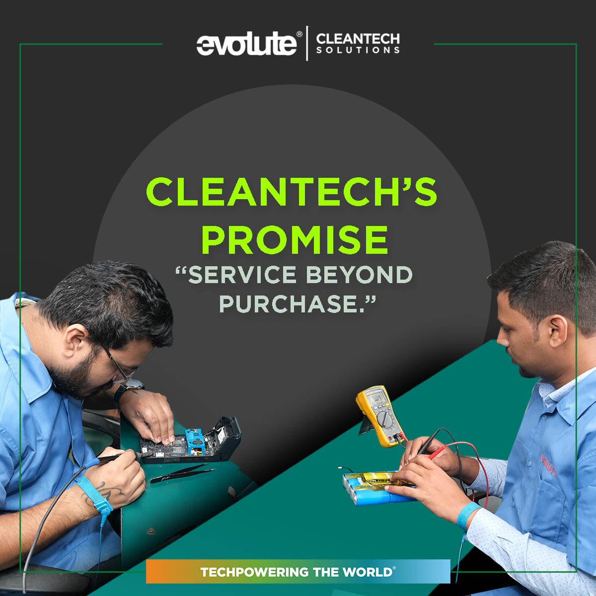 CleanTech's Exemplary Impact: Sustainable Solutions & Support
.
.
Visit us at: evolute.in
.
.
#Cleantech #Cleantechsolutions #Evolute #Evolutegroup #Service #Repair #EMSExpertise #ReliableSolutions #AlliedServices #QualityAssurance #Greenerfuture #Seamless