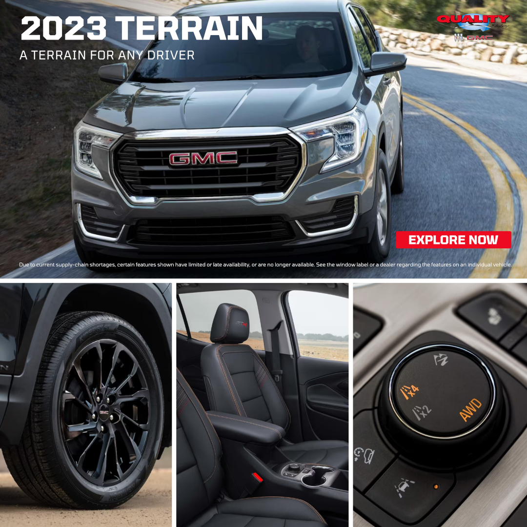 ABQBuickGMC's tweet image. The 2023 Terrain - Ready for Any Adventure!

A perfect companion for city, outdoors, and road trips. Explore it at our dealership now!
#Qualitybydilorenzo #2023Terrain #VersatileDriving

Discover more 👉qualitybydilorenzo.com