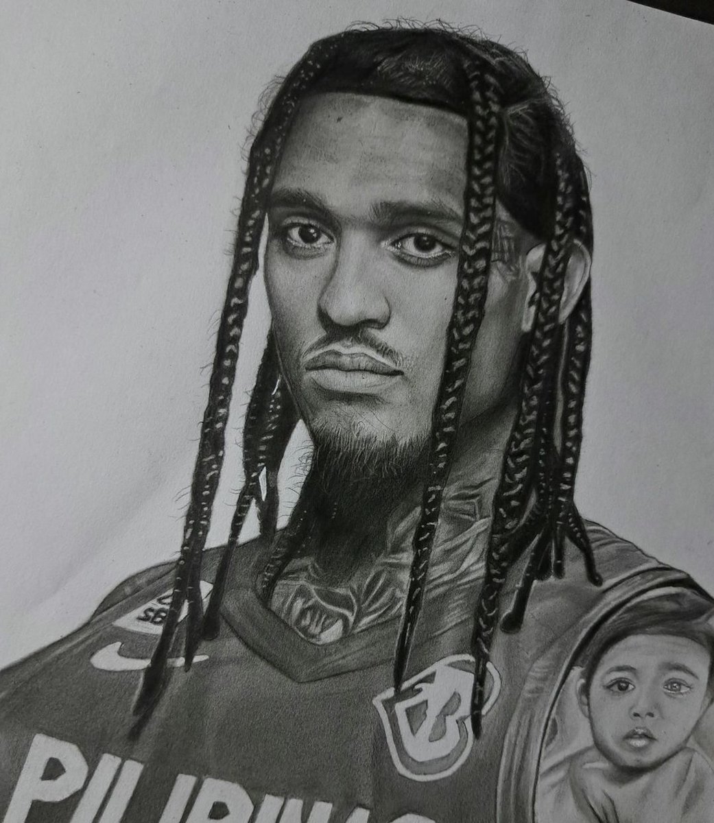 Witness the magic of graphite come alive in this stunning portrait of #JordanClarkson by @famelavs_made with Castell 9000 Graphite Pencil. ✏️🏀🔥

#MadeWithFaberCastell #Castell9000 #Graphite