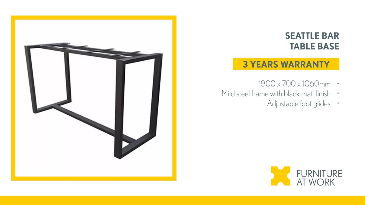 furnitureaw's tweet image. Seattle Bar Base offers a versatile modern floating top design with any hotel setup while maintaining a sturdy and reliable countertop. 👉 furnitureatwork.com.au/product/seattl…

#furnitureatwork #officefurniture #TableBase #officefurnitureaustralia #officefurnitureonline #workfurniture