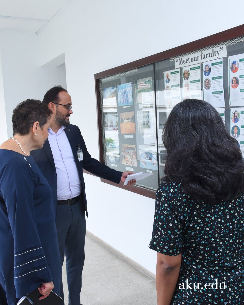 akuiedpk's tweet photo. We were delighted to host Ms Shams Jaffer, Director HR, @akdn, and Mr Amin Gulamani, Director HRBP, AKU, on September 20, 2023, at #AKUIED. During their visit, Ms Jaffer gained insights into our academic programmes, faculty expertise and unique student experience. https://t.co/X4pCkIWsUc