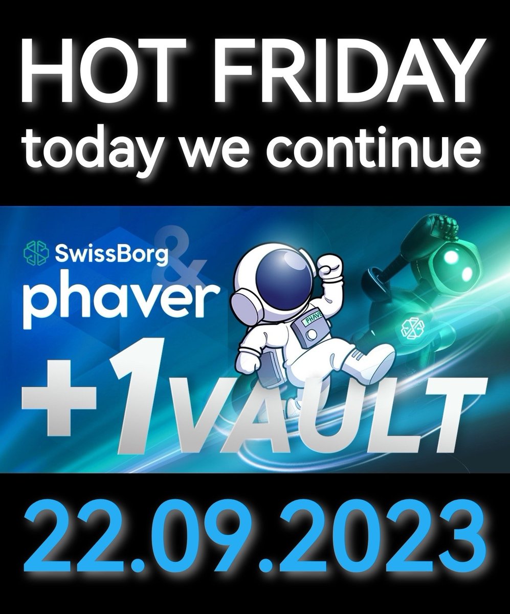 UniverseBorg's tweet photo. @Cyrus_Fazel ๐๐ Yes, dear #Borgers get a #PremiumLevel and get involved with #HeroScore. ๐ช๐
But there's still a chance to invest today ๐
#weareswissborg
#phaver @phaverapp
#PhaverToken ๐
#CHSB ๐soon #BORG
$CHSB ๐ $BORG
#swissborg ๐ @swissborg
@alex_fazel @AnthoLGSB @nremond @DLophem https://t.co/gjfe9nloew