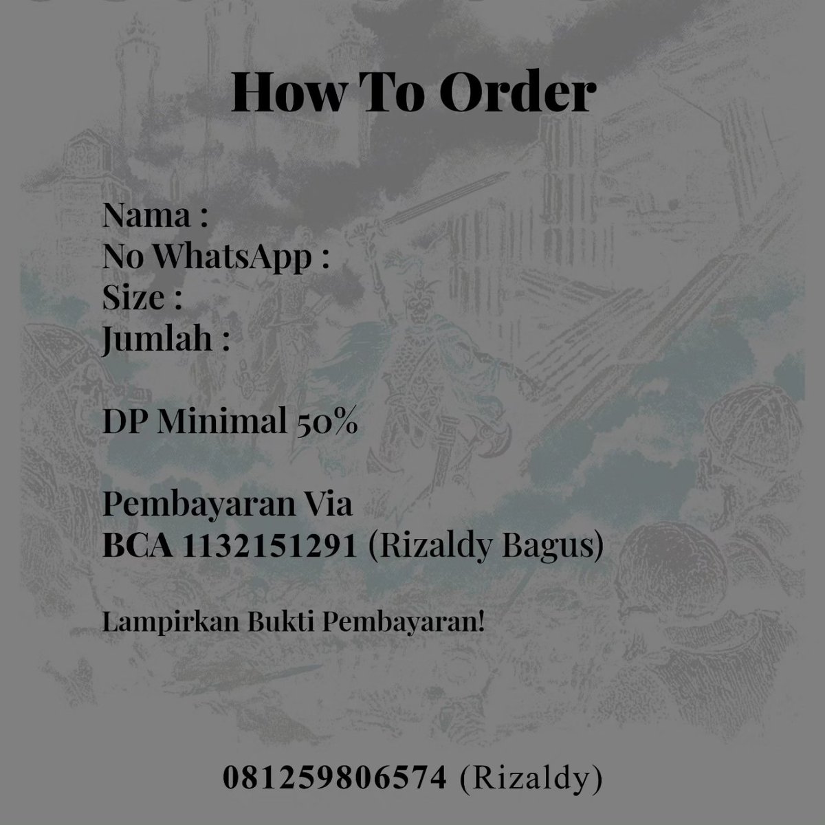 [PREORDER] JUST FOR TODAY - NOISES. 
DESIGN T-SHIRT BY <a href="/azerviels/">𝕬</a>

PRICE RP. 170.000 (FREE 3 EXCLUSIVE STICKERS PACK).
DESIGN STICKERS BY @harris_dgt
DP 50%.
PREORDER UNTIL 30 SEPTEMBER.
PROCESS 1-2 WEEK.

DM FOR ORDER OR TEXT ON  081259806574 (RIZALDY).