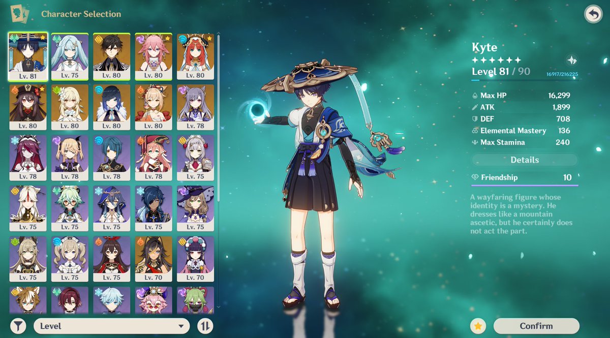Soital's tweet photo. A year has passed since I started playing Genshin Impact (15th Sep) while I've been busy with moving house &amp; not being able to spend on things much I started to play this! Played for free for 3 months. Spent £45 in 9 months on it and will continue to support an amazing game 🩵🩷 https://t.co/c0Yk4pBSPP