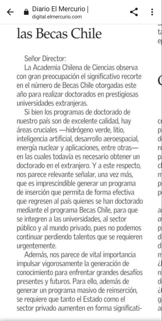 sergiolavandero's tweet photo. Becas Chile - Academia Cs 1/2 https://t.co/QmcQUKwC7Y