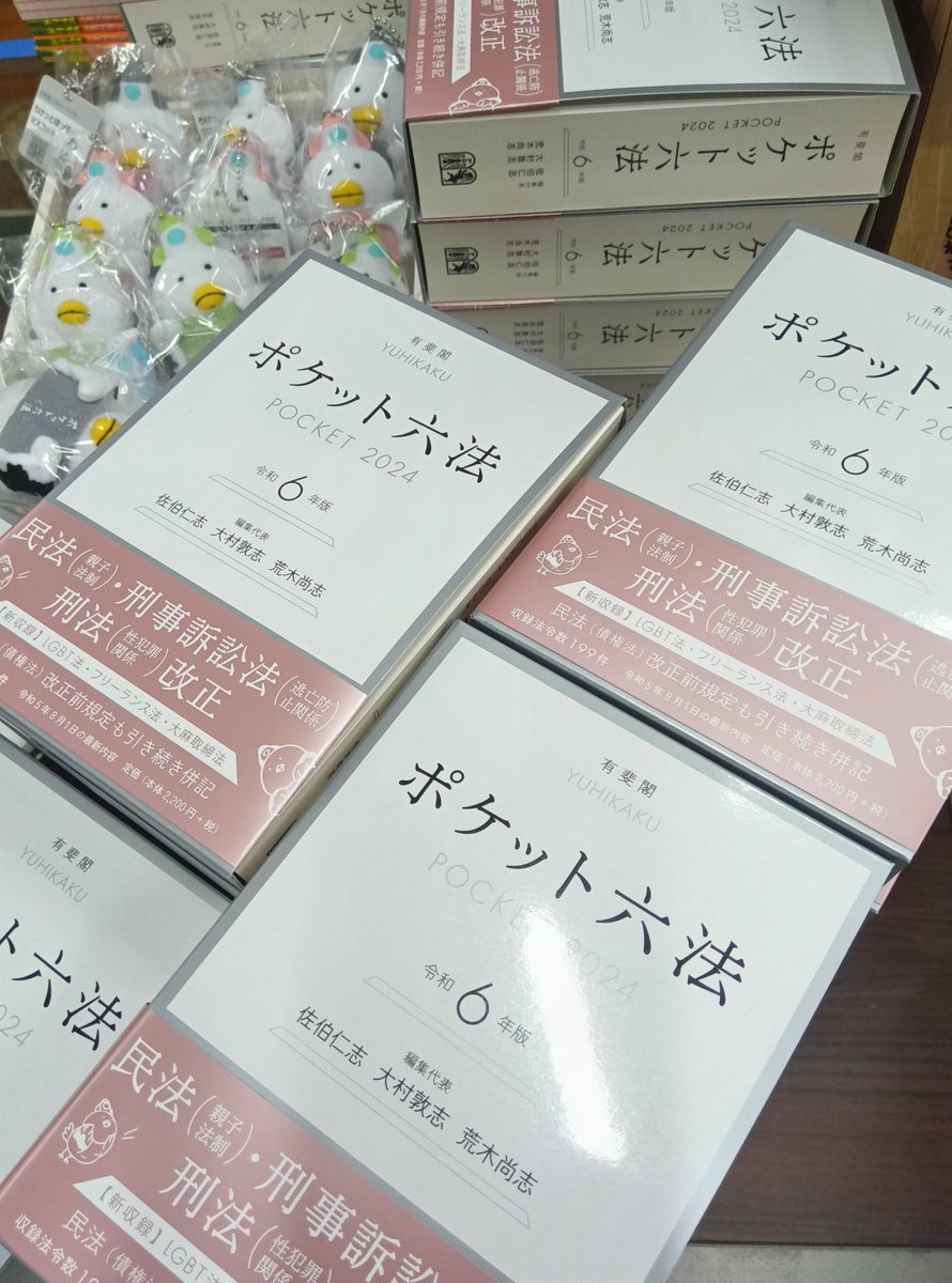 ポケットに入る六法ということで御馴染みの 『ポケット六法令和6年版