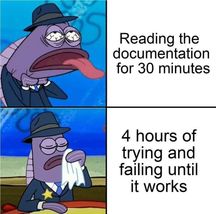 TeamCapriccioso's tweet image. The urge to do this every time....

 #Fridayfunday #memeday #programmermemes