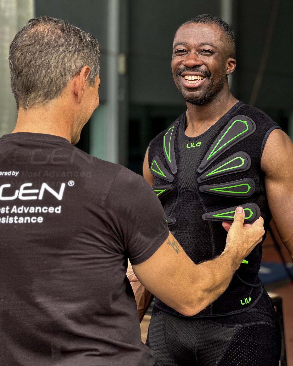LilaAthletes's tweet photo. Suit up... and GO!
Swedish sprinter, Emmanuel Dawlson wears the Exogen Top, Shorts, and Calf Sleeves.
Find out why the world's top sprinters trust us.
https://t.co/P56KXPdoPD
.
.
.
#PoweredbyMicroloads #wearableresistance #LilaAthletes #sprinting #athletics #tracknation https://t.co/GOE6W8Hc4H