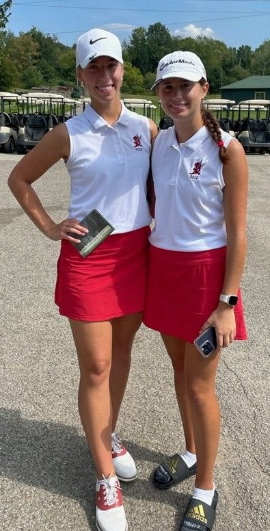 HSD_Athletics's tweet photo. Seniors Sasha Petrochko &amp; Ava Liburdi finished their Region 1 careers in fashion, by shooting 69 &amp; 70 respectively. Each girl exemplifies what hard work &amp; commitment mean to the success they've had the last 3+ years by winning 4 Region 1 titles, 2 D10 Titles, &amp; 2 PIAA Titles. https://t.co/fHyLjVEPHJ