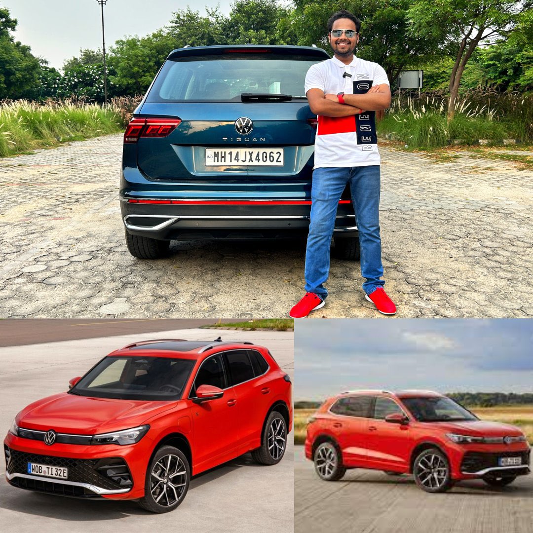 Motorplanetoff's tweet photo. Tiguan, a key VW product, impresses with its spaciousness, 4Motion AWD, potent 2.0 TSI (0-100 in 8.5 sec), and superb quality. Anticipating the all-new 3rd-gen Tiguan with excitement!
@volkswagenindia #tiguan #volkswagen #volkswagenindia https://t.co/nW1Db4mb6P