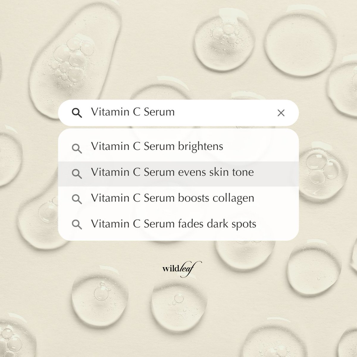 If you're looking to improve the overall health of your skin, Wildleaf's Vitamin C Serum is an absolute must-have. Whether you have oily, dry, or combination skin, this serum can work wonders! ✨ #Cforyourself!