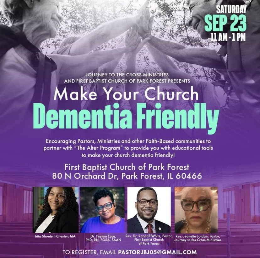 If you are in the Chicago area, please share and come out.