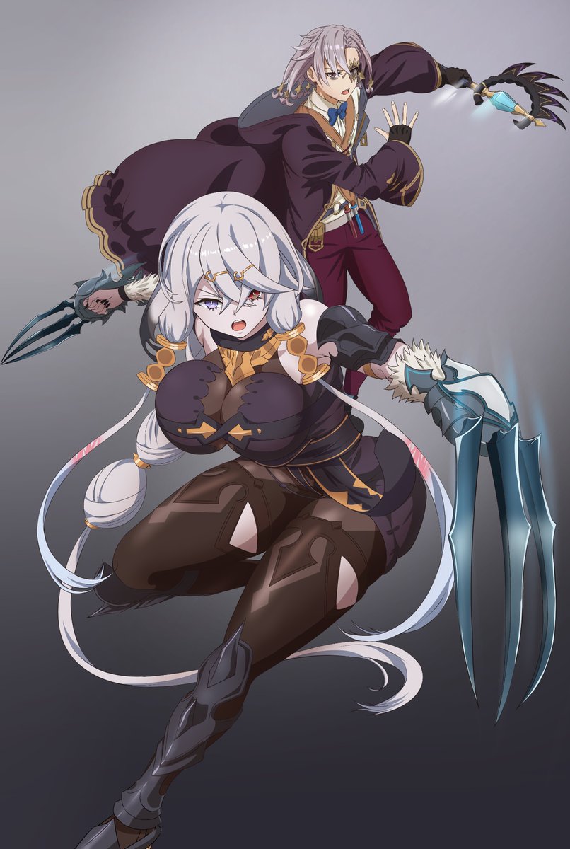 goggle55w's tweet photo. #ライザのアトリエ 
アンペルさんとリラさん描いてて楽しかったな〜 https://t.co/rplV7AKnFi