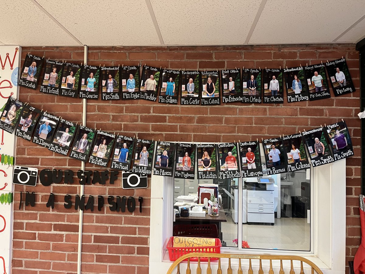 Our Roosevelt staff in a “snapshot”.  Thank you Mrs. Hackett and Mrs. Lombardi for your hard work on this culture building initiative!