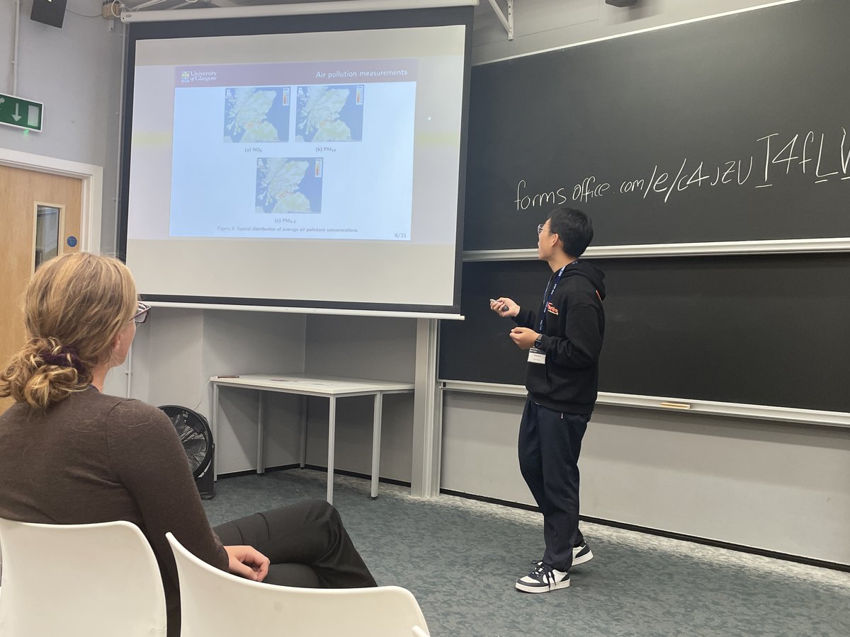 Excited to present my first academic talk at the 46th Research Students' Conference in Probability and Statistics.  Huge thanks to the committee for perfectly organised events! <a href="/Sheff_RSC_2023/">Sheffield RSC 2023</a> <a href="/UofGMaths_Stats/">UofG Maths and Stats</a>