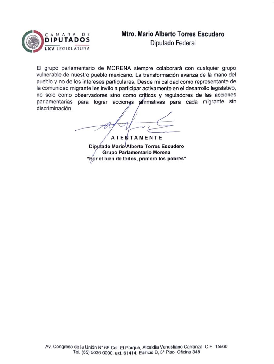 ___mariotorres's tweet photo. Respetuosamente,
Mario Alberto Torres Escudero https://t.co/zKKcXdfTVG