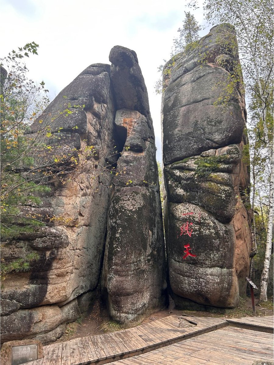 China_says's tweet photo. Witness the power of nature's sculpting at the Tangwang River Stone Forest Scenic Area in Yichun, northeast China's Heilongjiang Province. Explore history, find solace, and be awed by Earth's ancient past. #ChinaSaysHello https://t.co/f7wiKPxRvK