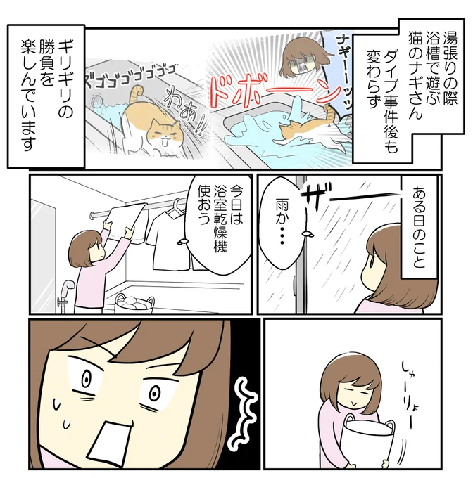 お湯はり大好き猫に事件発生(1/3)

#漫画が読めるハッシュタグ 