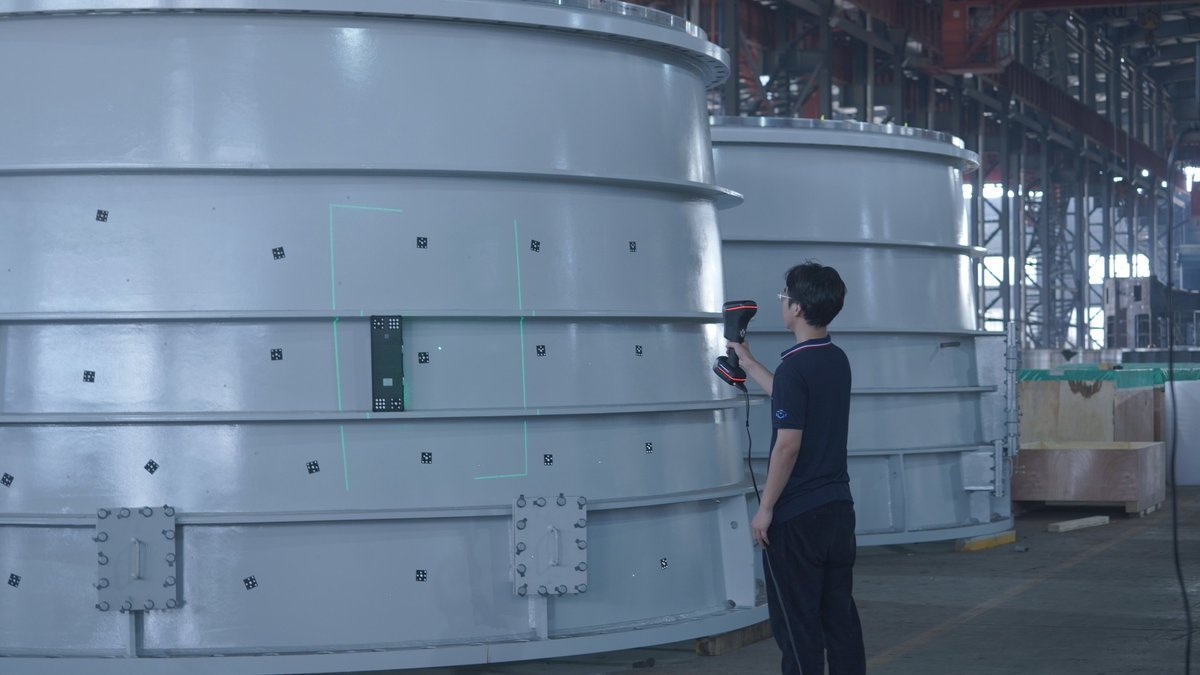 3D SCANNING OF SUPER HEAVY OBJECTS WITH KSCAN SCANNER With powerful ...