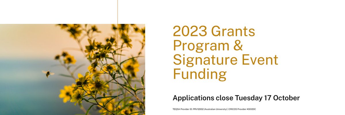 ANU Gender Institute members can request up to $7,000 for events and projects and up to $15,000 for a Signature Event to be held in 2024 More info 👉 genderinstitute.anu.edu.au/2023-grants-pr…