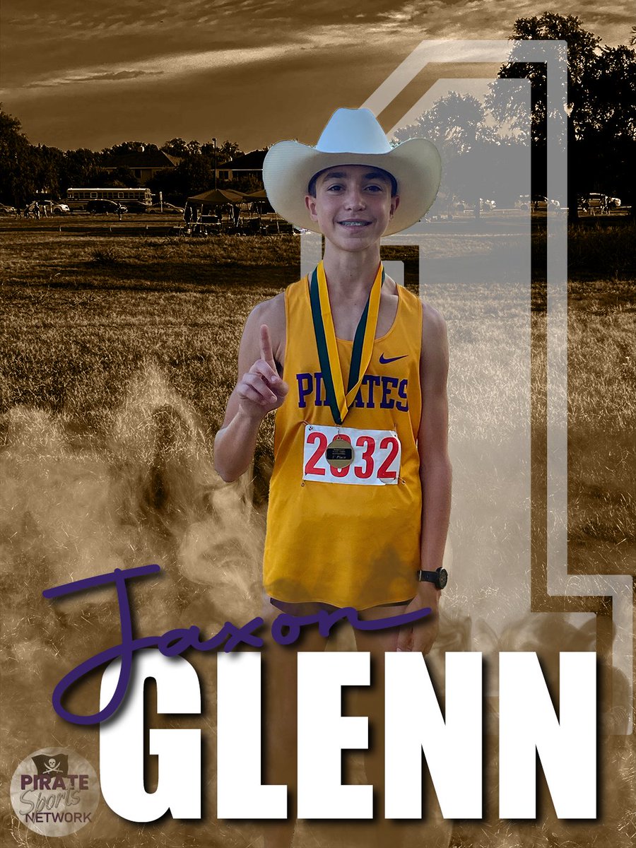 Jaxon Glenn left EVERYONE in his dust today at the Varsity 'sCross Country Meet hosted by Birdville High School. Jaxon got first overall.