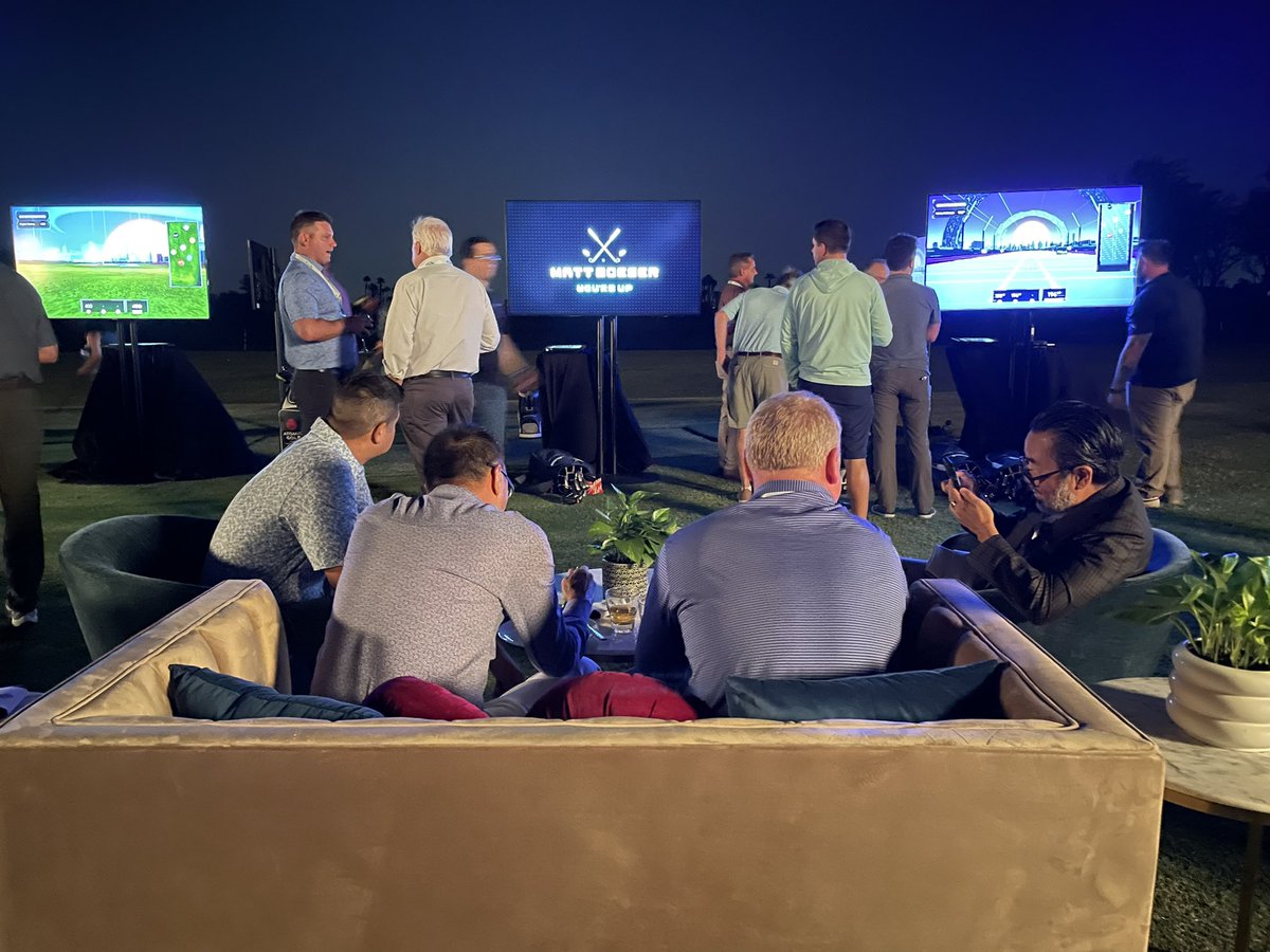 FliteGolf's tweet photo. Flite’s Golf Entertainment night at the @GolfInc Strategies Summit is in full swing at @PGAWESTGOLF https://t.co/l8P61CPClO