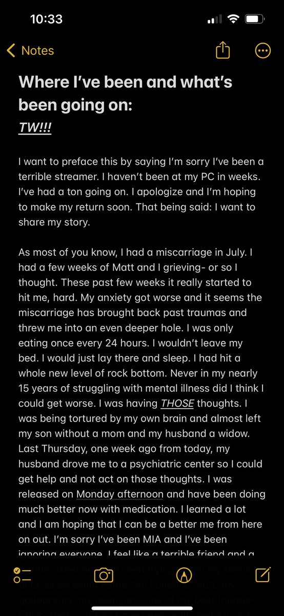 LEEMANATORR's tweet photo. !! TW !! 

I love you all. I feel like maybe sharing this will help someone in some small way. 

Be safe. Be well. Be kind. Know you’re loved. 

-Sarah 💓 https://t.co/4aLOMVJMLQ