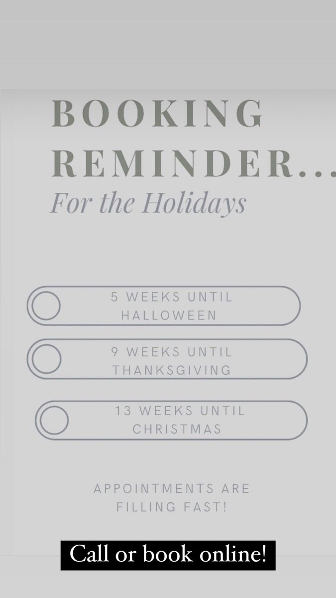 RadianceAF's tweet image. Don't forget to get your appointments in! The earlier the better! Call 412-886-5382, or book online!