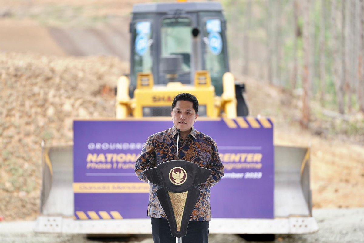 erickthohir's tweet photo. Ini adalah momen yang diimpikan pecinta sepak bola Indonesia. Untuk pertama kalinya, Indonesia akan memiliki National Training Center untuk Timnas sepak bola. https://t.co/OpKwiixVh4