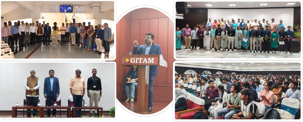 Chief Guest on Engineers' day at GITAM University, Vizag on 15th Sep 2023.