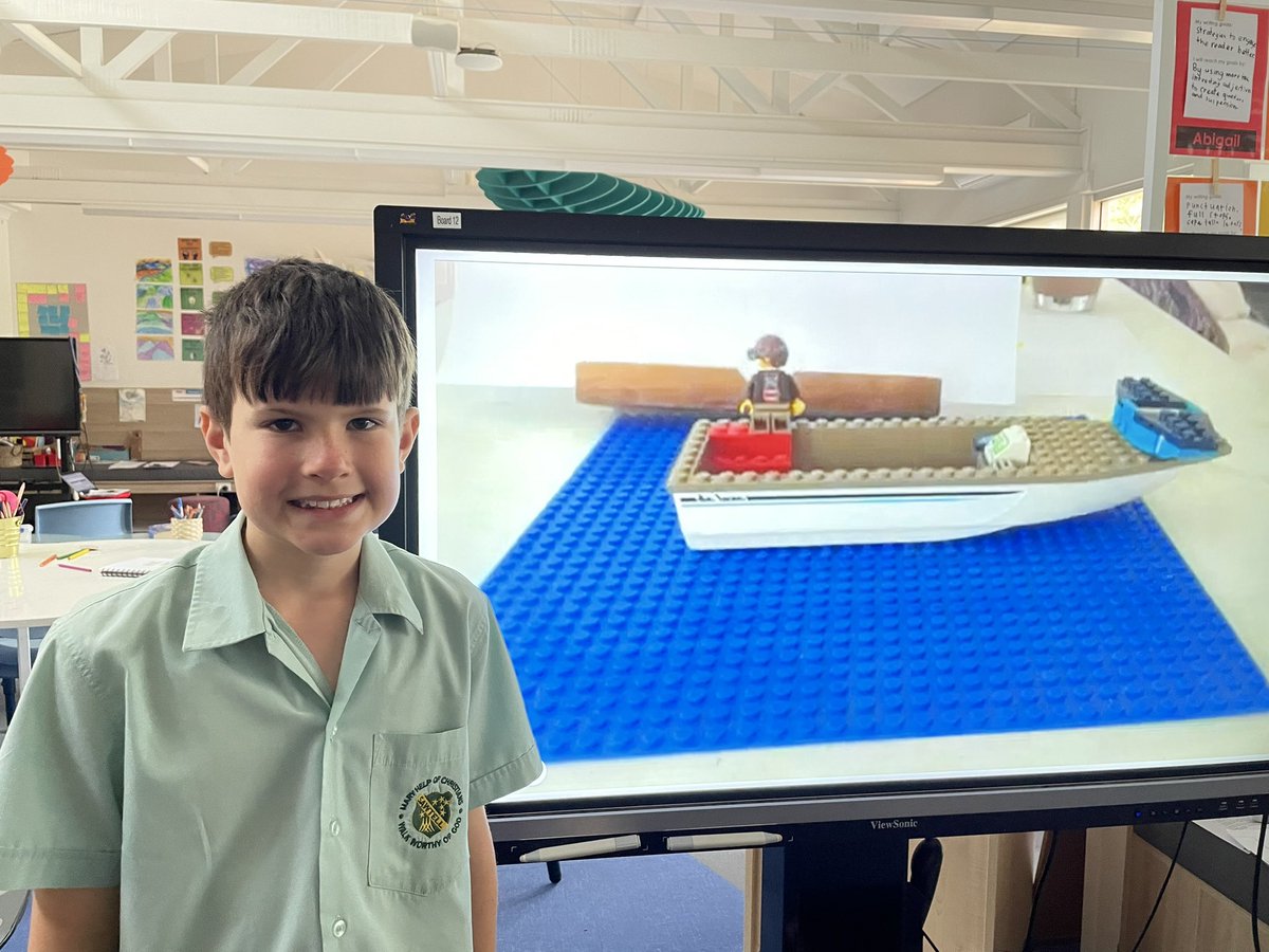 yr4tell's tweet photo. Nate shared his Lego stop motion films with Year 4 this morning. Wow 🌟🌟🌟 https://t.co/ioyZLOIsX7