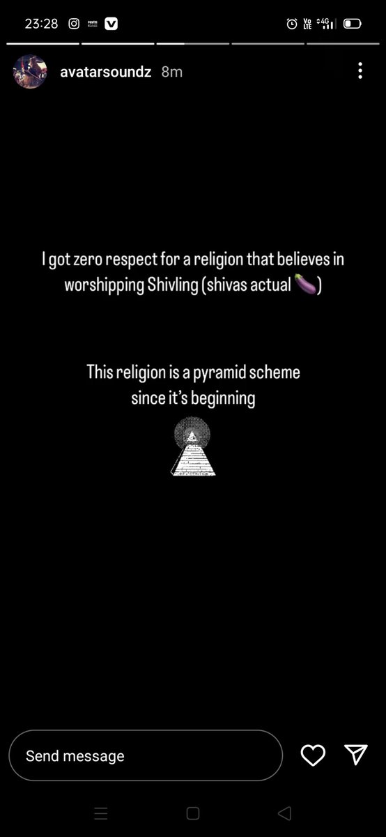 MUSICLUCK's tweet photo. @randomsena @HinduDharma1
@SanatanTalks  

Have a look

His IG is @avatarsoundz (Another Khalistani) https://t.co/KP0RRPPoku