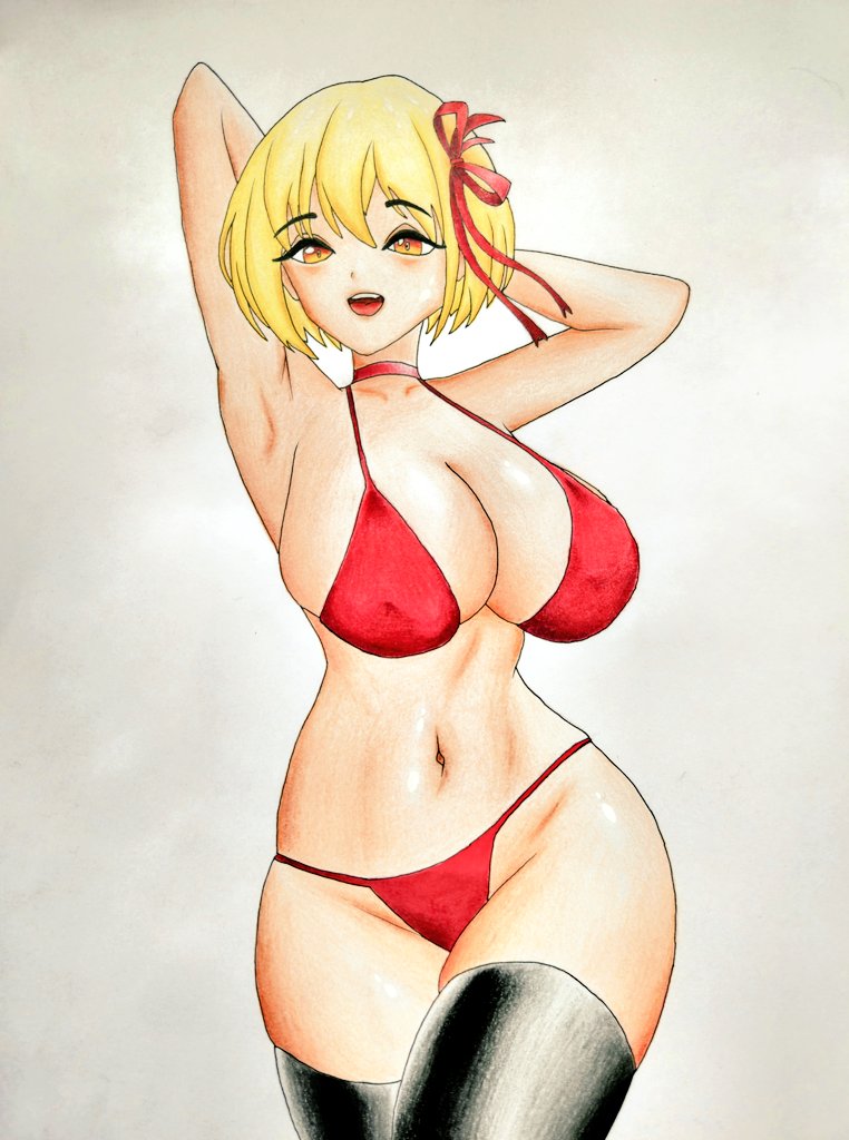 wagmi_off's tweet photo. Chisato 
Faber-Castell Polychromos
150gsm
#fanart #chisato https://t.co/XoAGkfPYpU