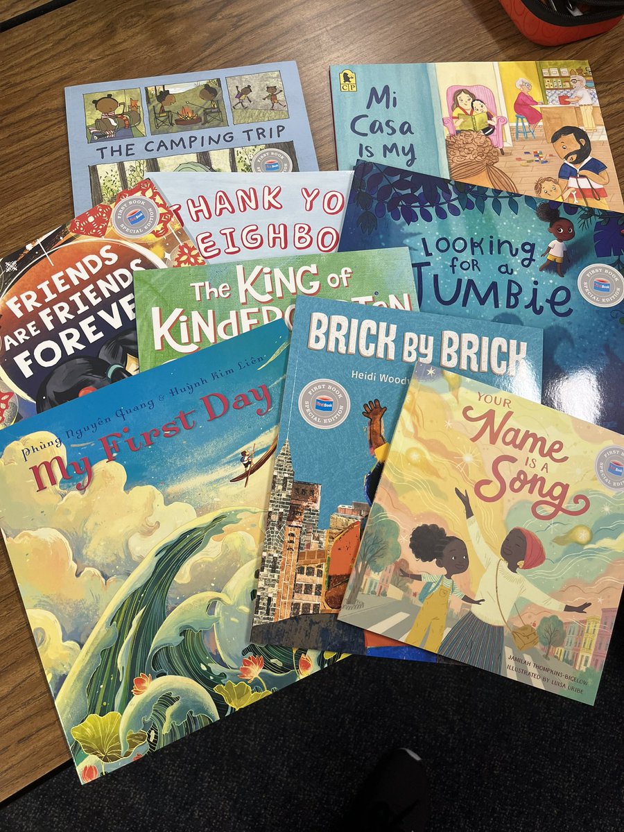I am excited to add these @FirstBook edition books to my classroom library for my students to read! @FirstBookMarket