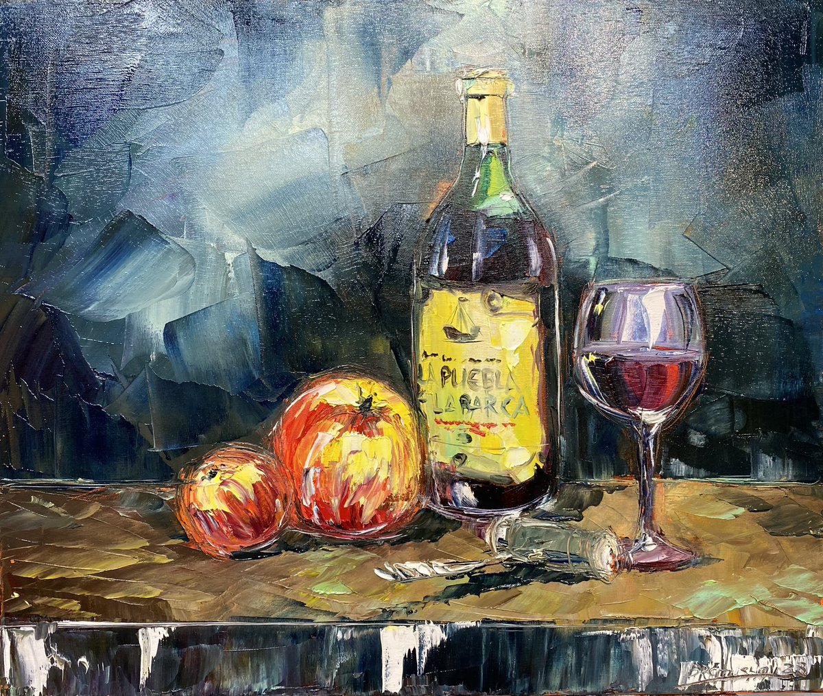 Доброе пятничное утро!
«Винчик под яблочки» 
60/50 см (масло, холст, мастихин)
ПРОДАЕТСЯ!!!
Нужен ваш репост в помощь художнику!!!
Ну пожалуйста!!!)))