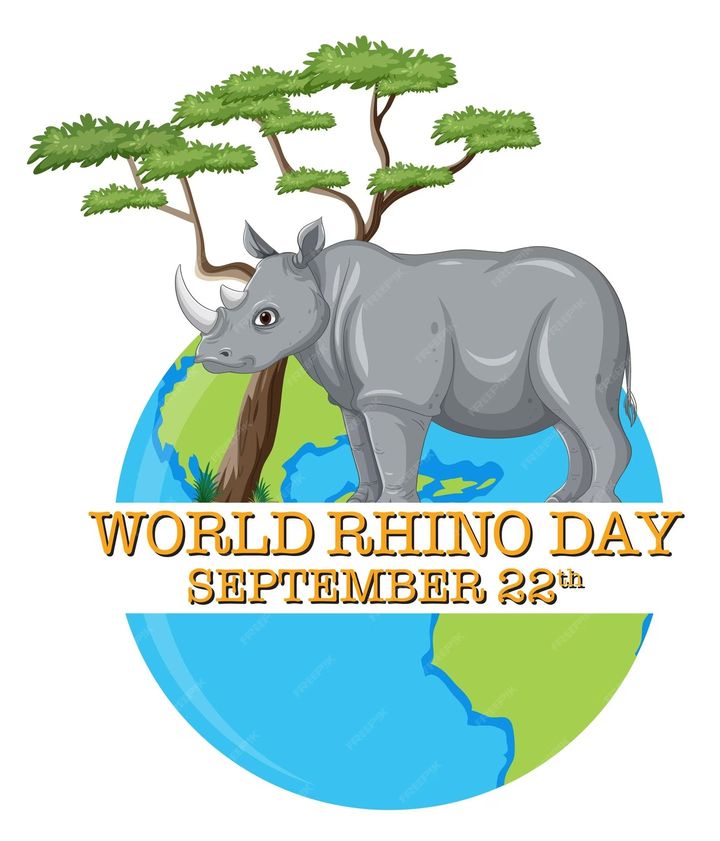 🦏On this World Rhino Day, let's stand together to protect these magnificent creatures from the brink of extinction.

🌍🌿Let's raise awareness, support conservation efforts, and ensure a future where rhinos roam freely in the wild. #WorldRhinoDay #Conservation #ProtectOurRhinos