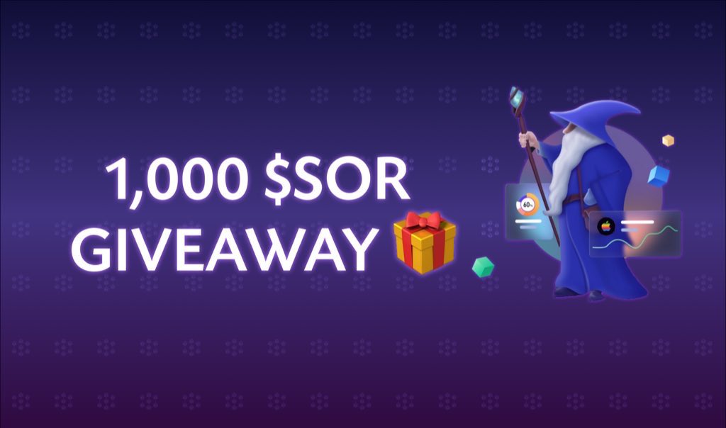 sorceryfinance's tweet photo. 1,000 $SOR | 24 Hours 🧙‍♂️

RT &amp; Follow @sorceryswap @sorceryfinance 

Drop your crypto wallet below 🐳 https://t.co/j32wQ39mh3
